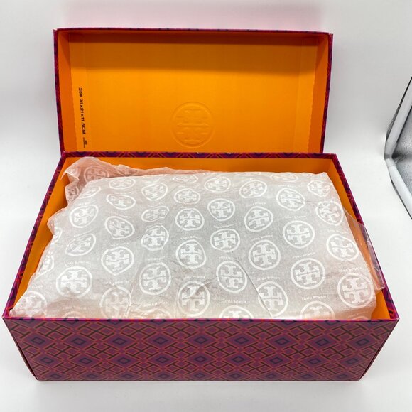 Tory Burch Women's Size 9 Howell Court Textured Velvet Sneakers Shoes Mauve Pink - Picture 11 of 11